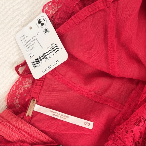 NWT Free People Somebody To Love Lace Mini Dress Size XS - Picture 3 of 7